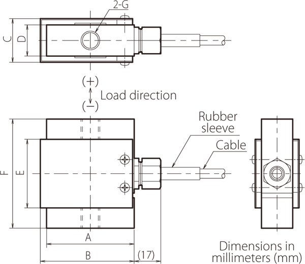 TU-BR☐☐N/KN-G Outline Dimensions