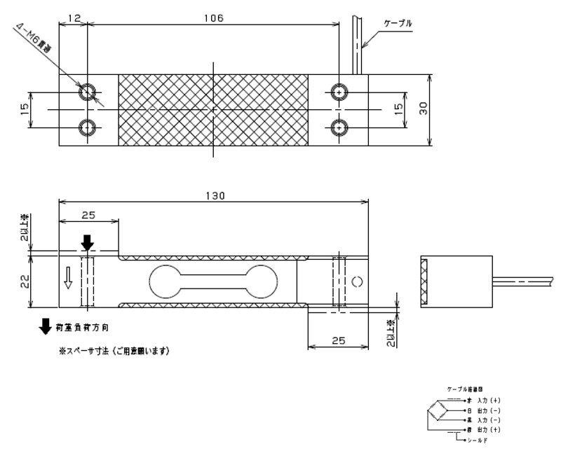 L6D　外形寸法図